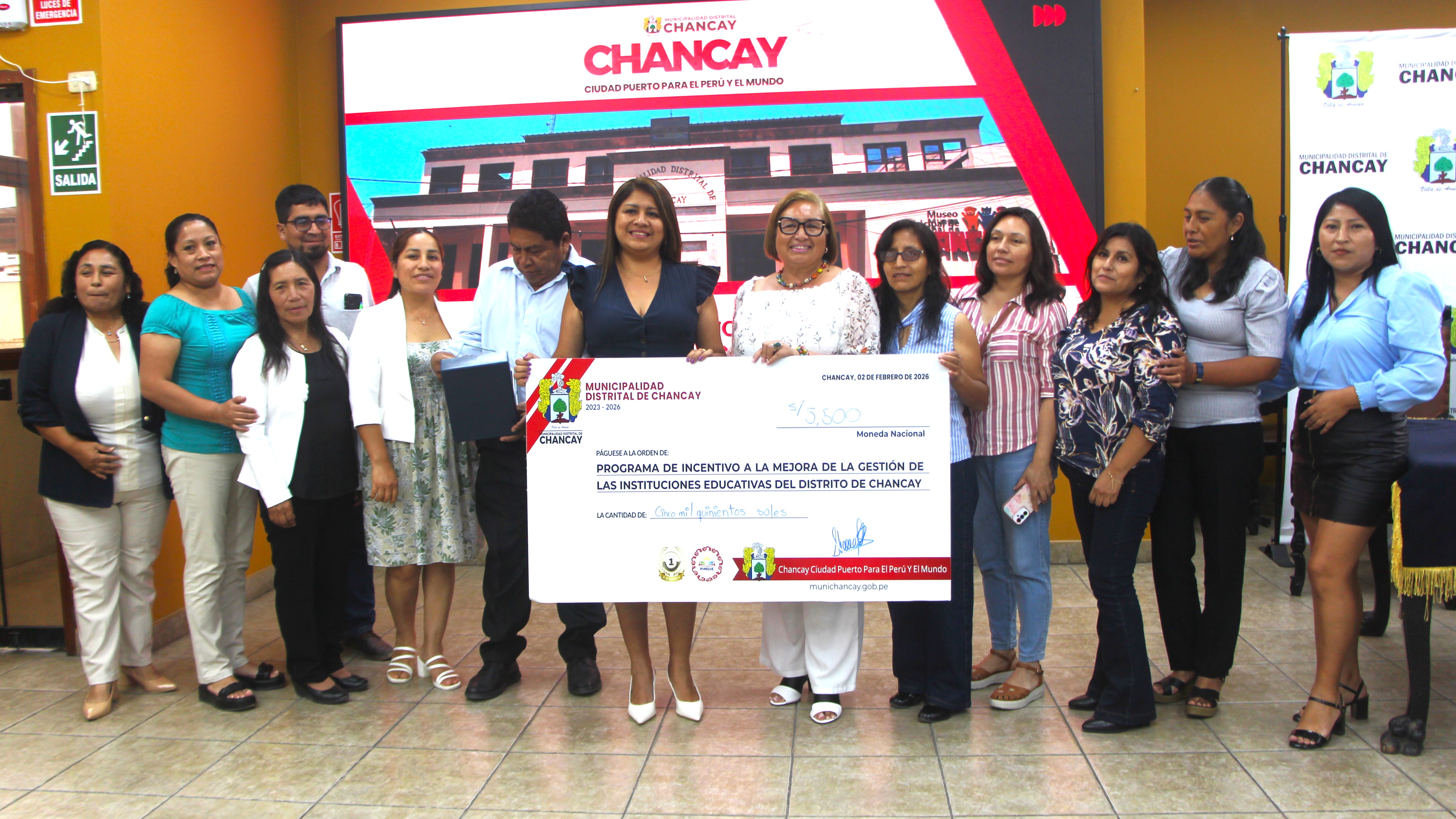 CEREMONIA DE RECONOCIMIENTO A II. EE. GANADORAS DEL PROGRAMA DE INCENTIVO A LA MEJORA DE LA GESTIÓN EDUCATIVA