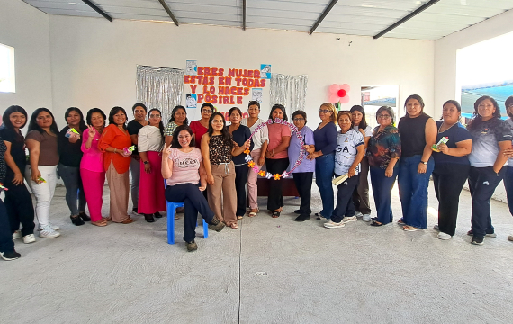 CONMEMORACIÓN POR EL DÍA INTERNACIONAL DE LA MUJER EN LA UGEL N° 10 DE HUARAL